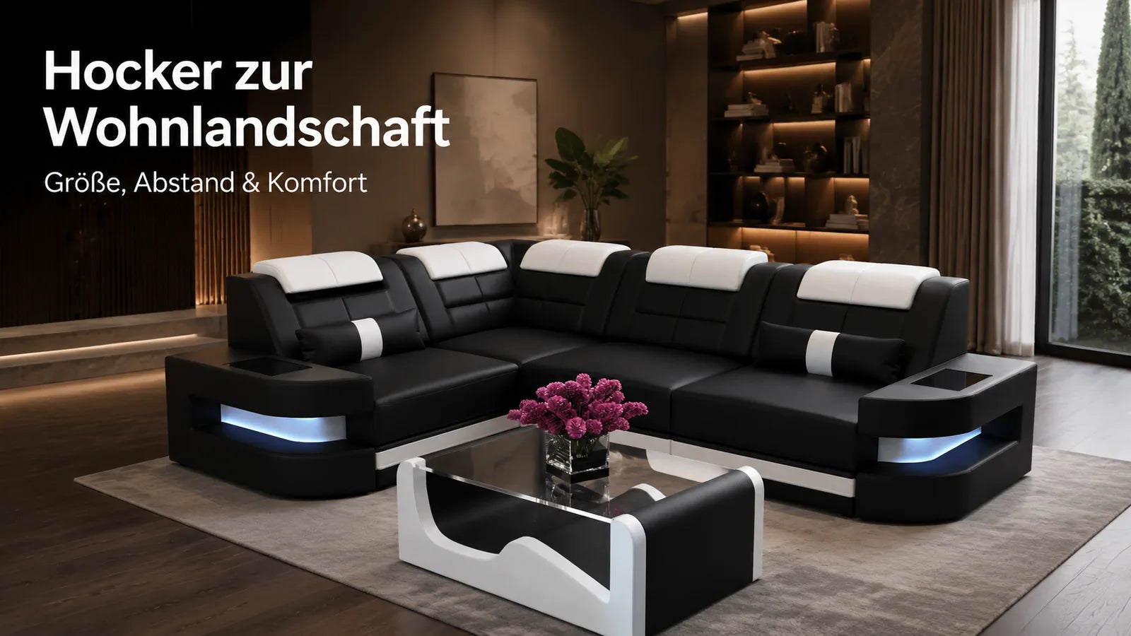 Hocker zur Wohnlandschaft richtig wählen