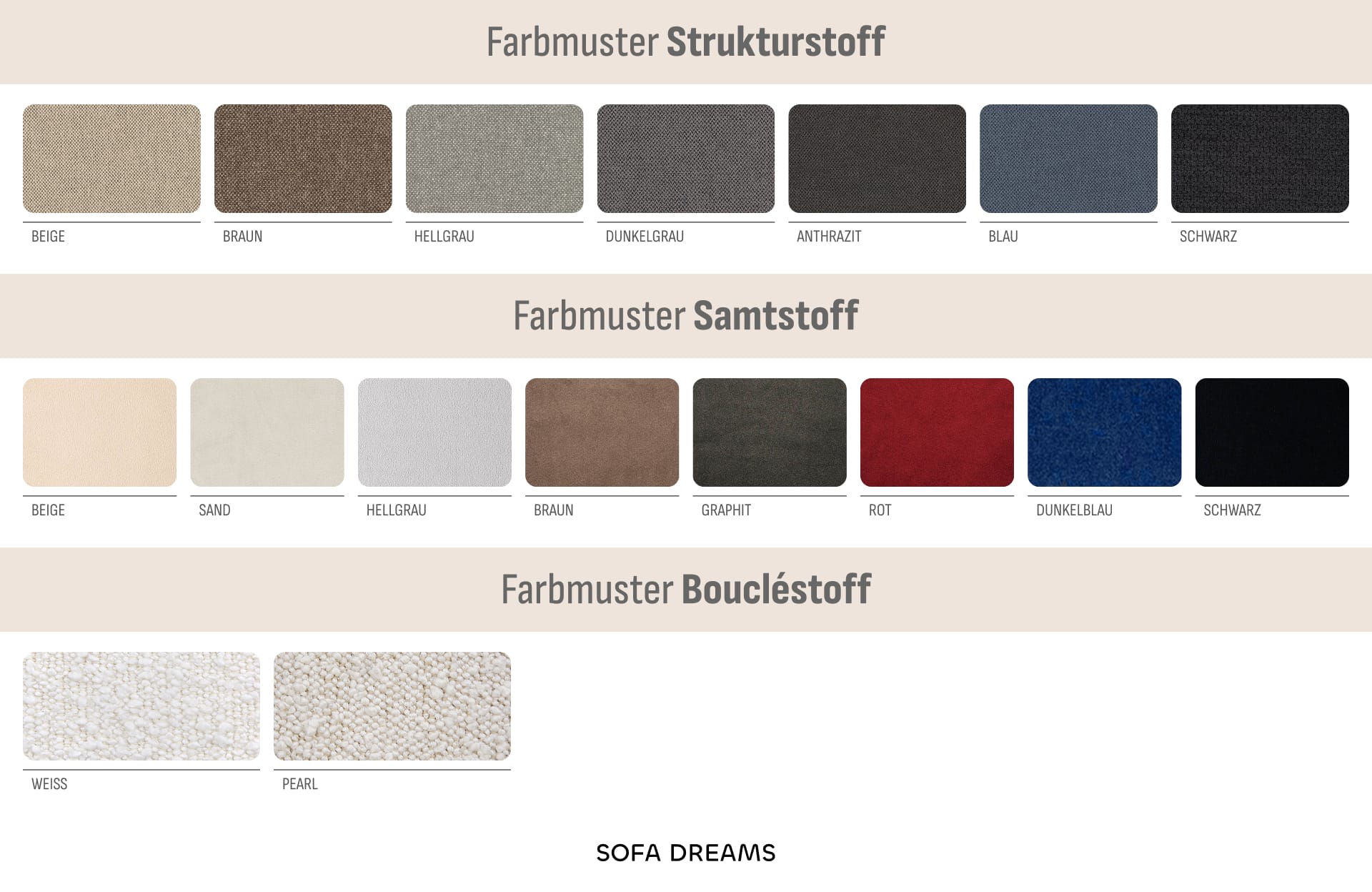 Stoff farbpalette Stoff farbpalette