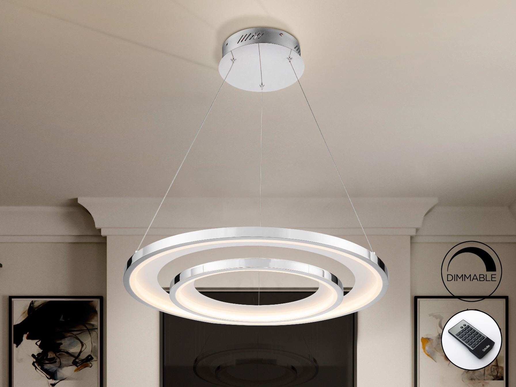 CHROM Luxus Wohnzimmer Leuchte Decken Strahler Küchen Lampe Bad Licht Big Light 