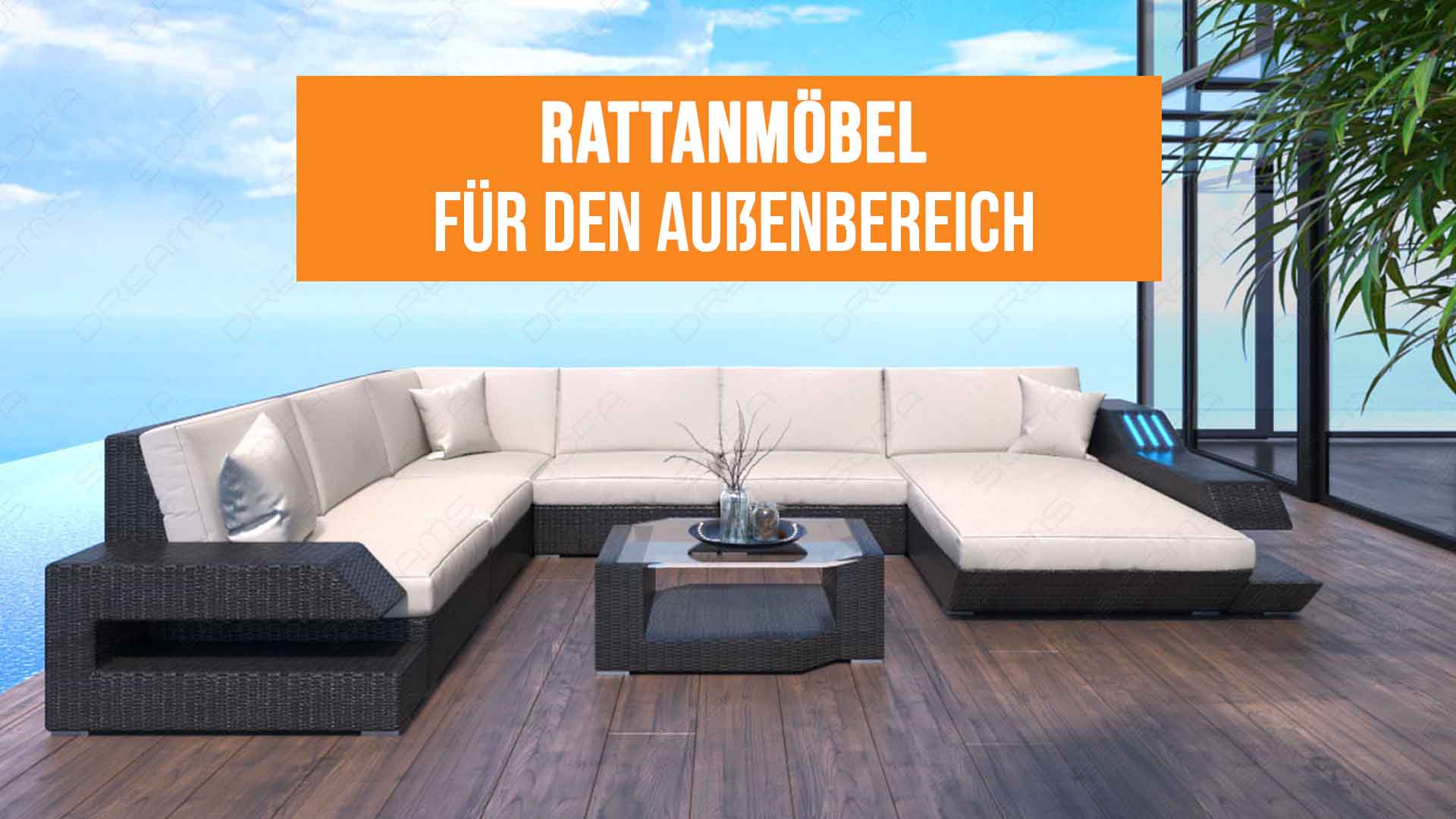 Moderne Rattanmöbel für den Außenbereich von Sofa Dreams