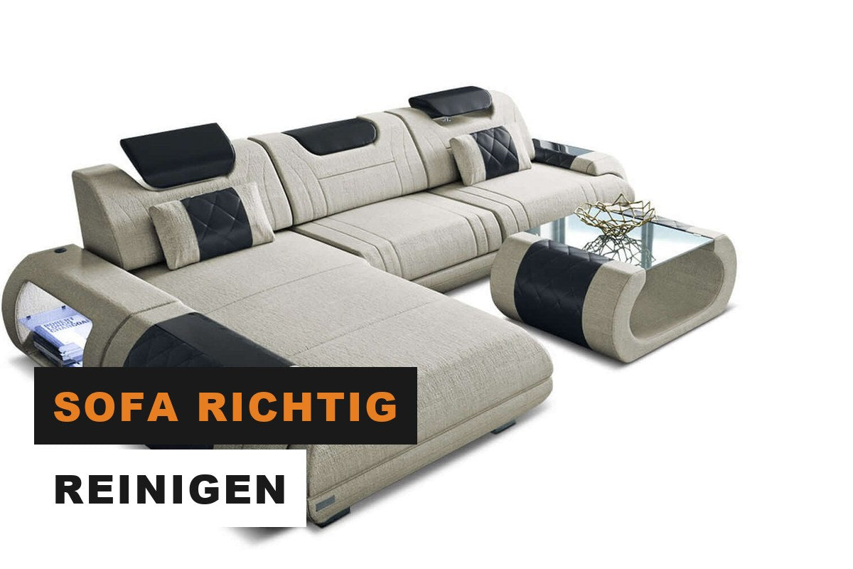 Sofa richtig reinigen
