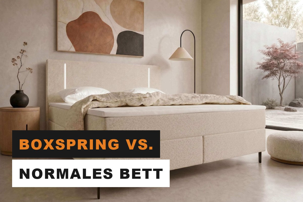 Unterschied Boxspringbett vs normales Bett