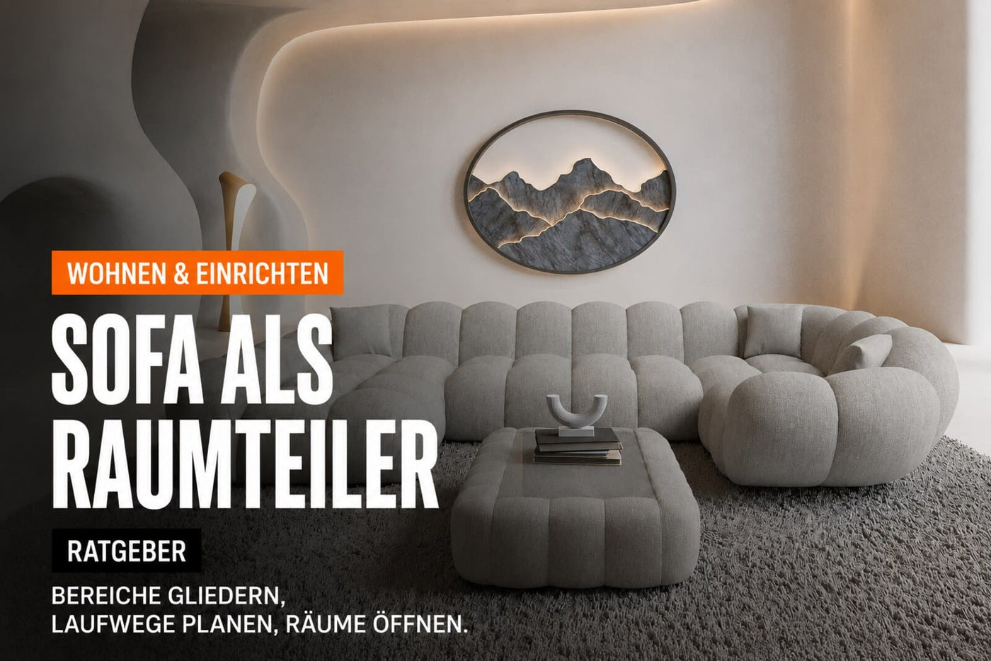 Sofa als Raumteiler: Offene Wohnbereiche richtig planen | Sofa Dreams Ratgeber