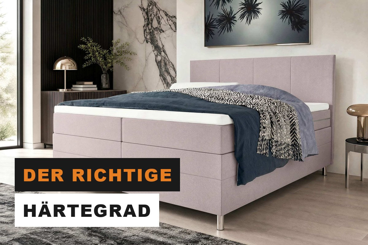 Härtegrad bei einem Boxspringbett