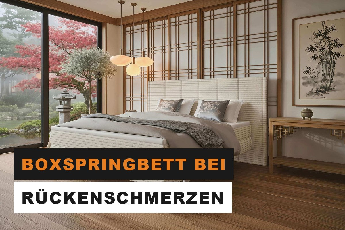 Boxspringbett gut bei Rückenschmerzen?