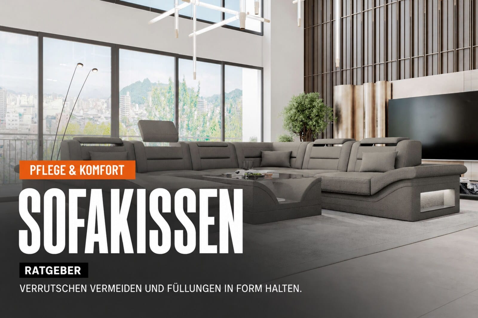 Sofakissen verrutschen oder werden platt: Ursachen und Pflege | Sofa Dreams Ratgeber