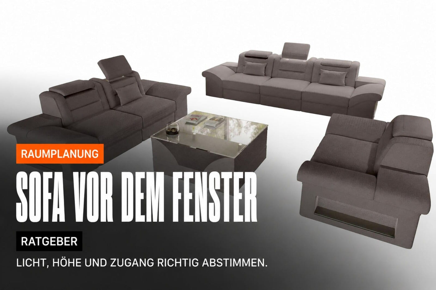 Sofa vor dem Fenster: Licht, Höhe und Zugang richtig planen | Sofa Dreams Ratgeber