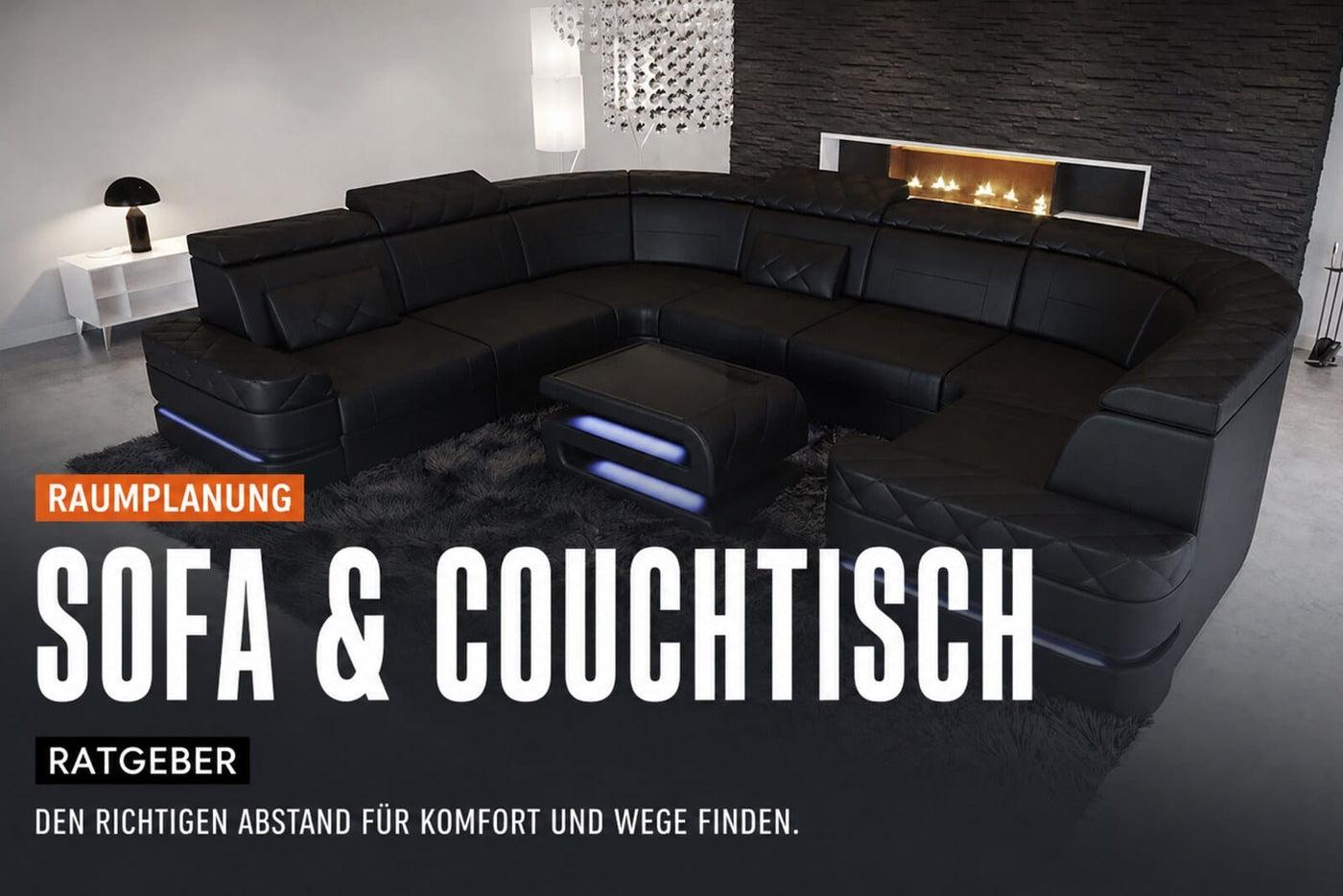 Abstand zwischen Sofa und Couchtisch: Komfort richtig planen | Sofa Dreams Ratgeber