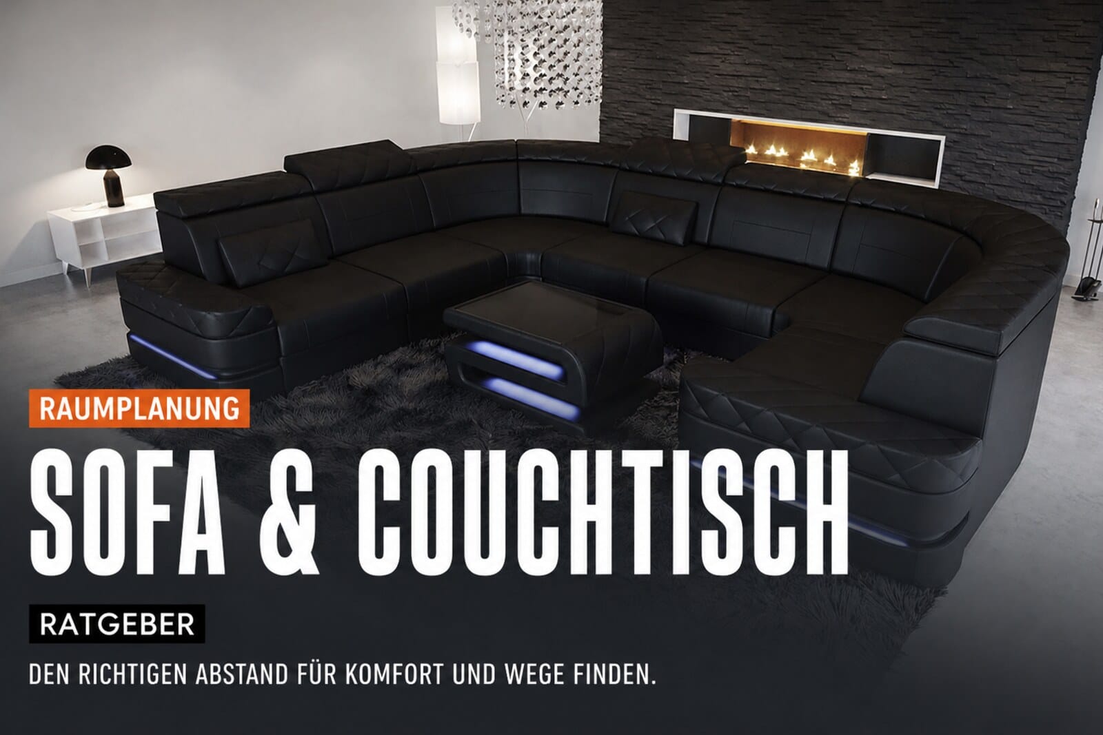 Abstand zwischen Sofa und Couchtisch: Komfort richtig planen | Sofa Dreams Ratgeber