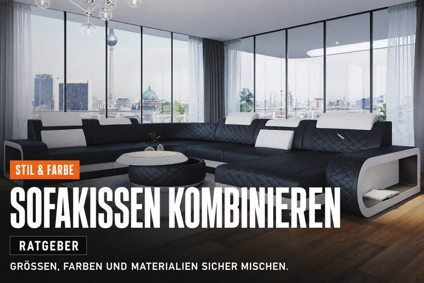 Sofakissen kombinieren: Größe, Anzahl, Farbe und Material | Sofa Dreams Ratgeber