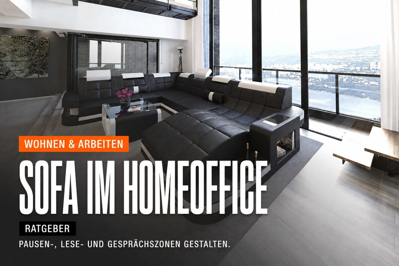 Sofa im Homeoffice: Lese-, Pausen- und Gesprächszone planen | Sofa Dreams Ratgeber