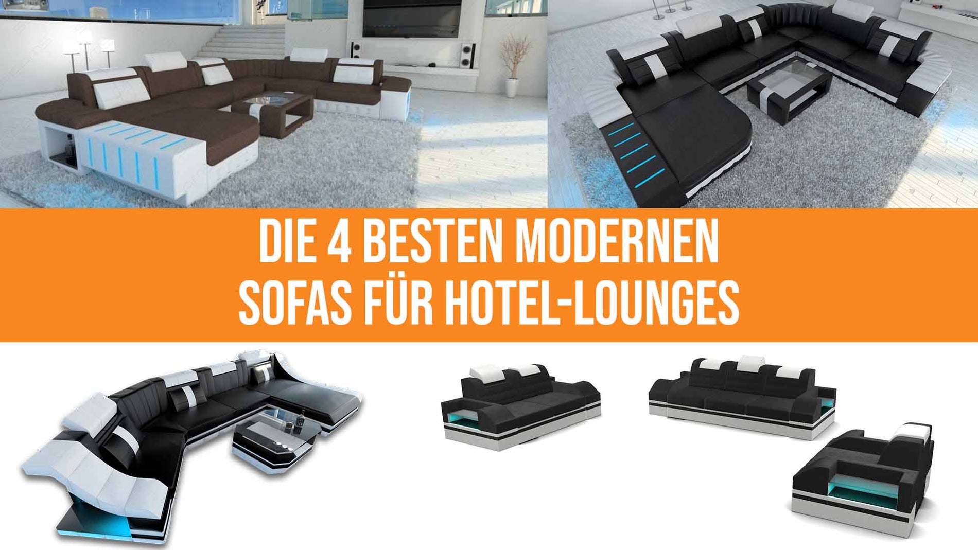 Sofas für Hotels und Lounges: Auswahl und Anforderungen