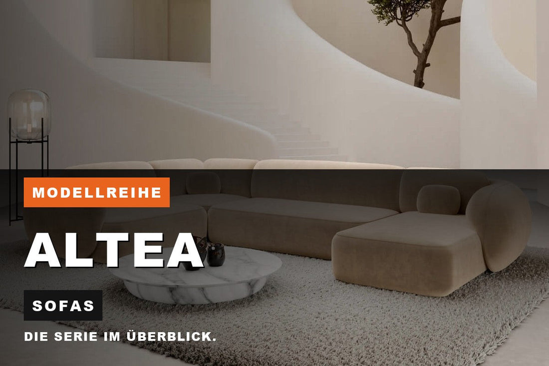 Beitragsbild zur Modellreihe Altea: Sofas bei Sofa Dreams