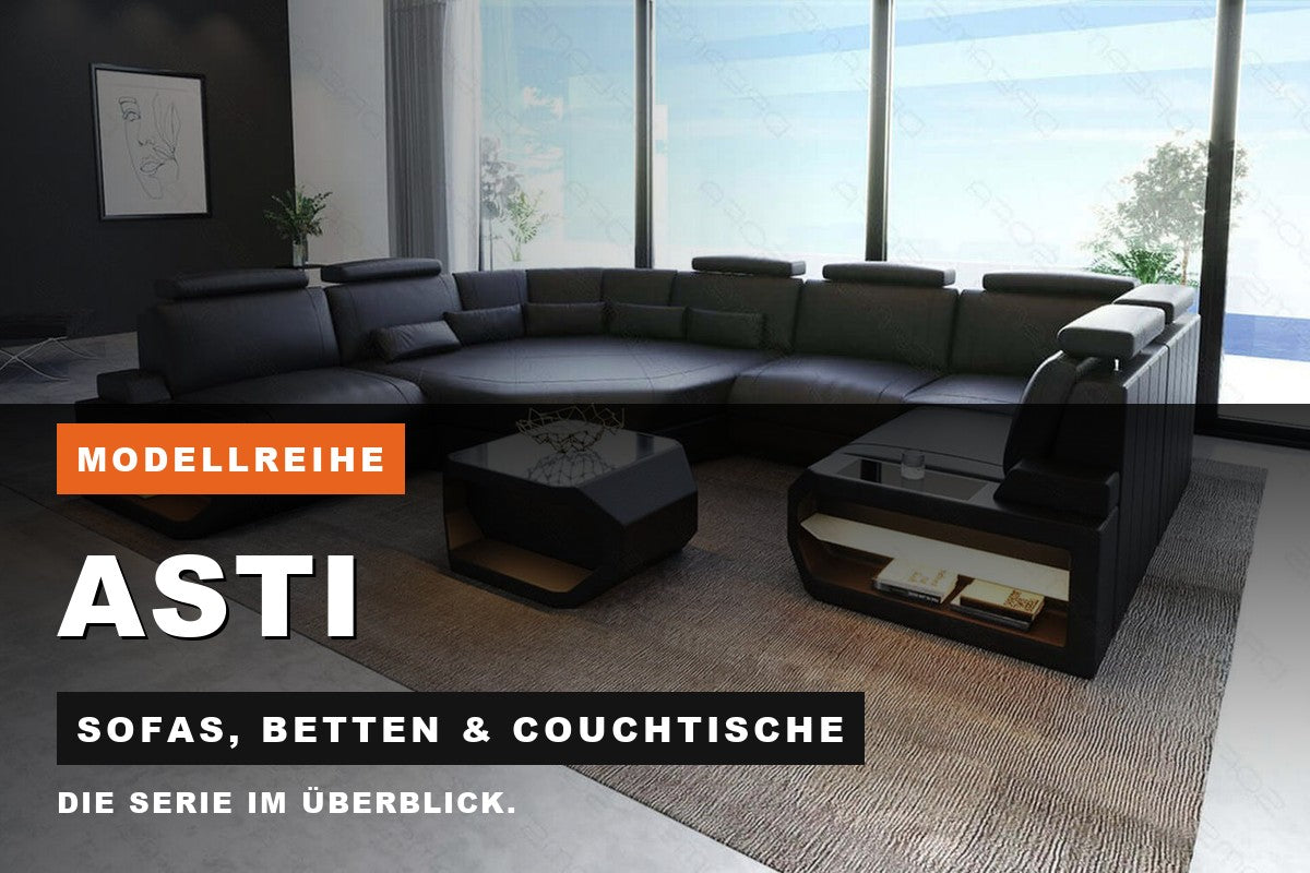 Beitragsbild zur Modellreihe Asti: Sofas, Betten & Couchtische bei Sofa Dreams