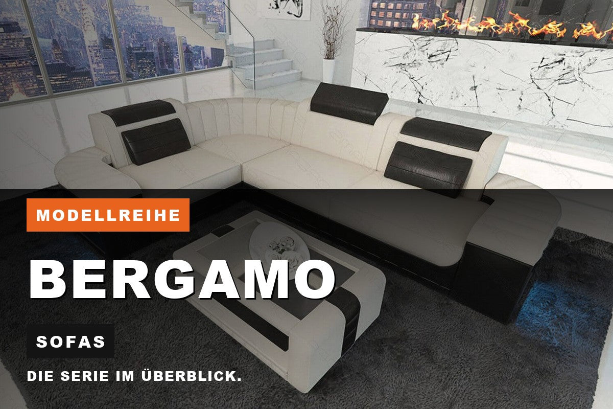 Beitragsbild zur Modellreihe Bergamo: Sofas bei Sofa Dreams