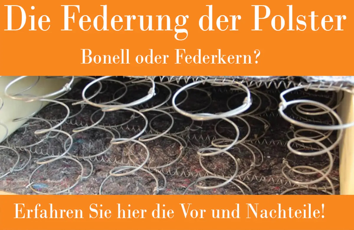 Sofapolsterung: Bonellfederung oder Federkern?
