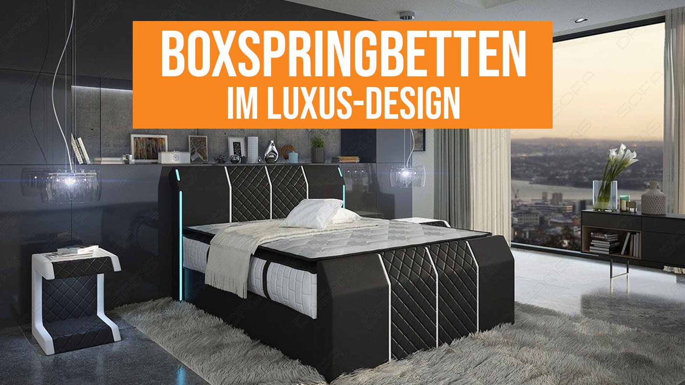 Boxspringbetten im Luxusdesign online kaufen