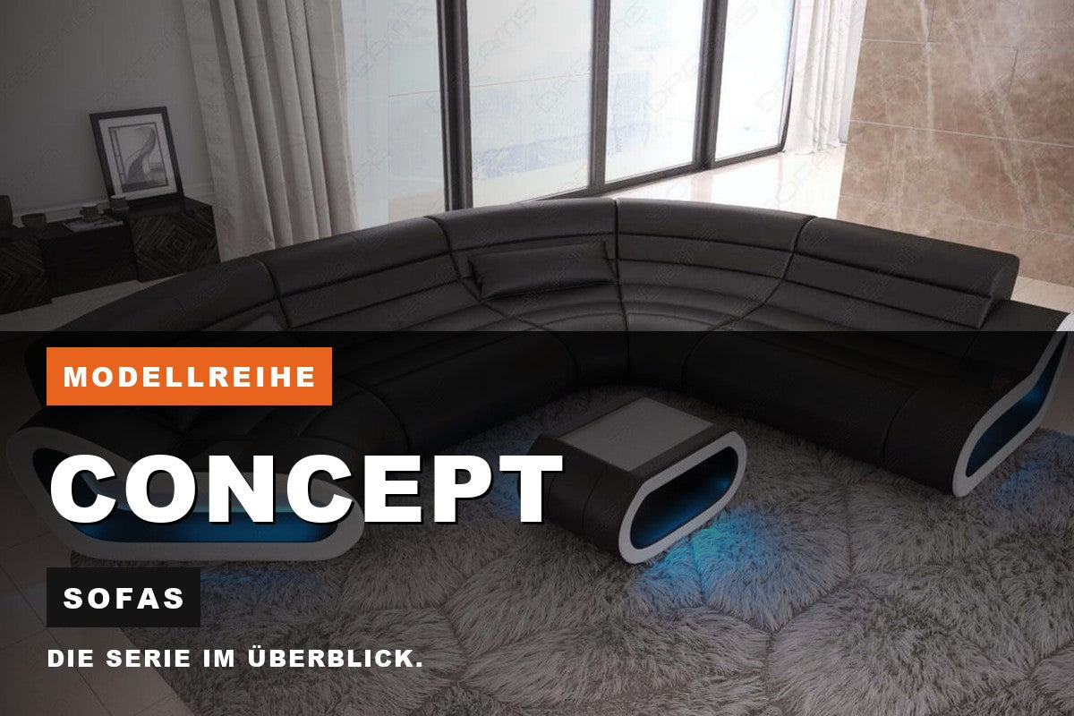 Beitragsbild zur Modellreihe Concept: Sofas bei Sofa Dreams