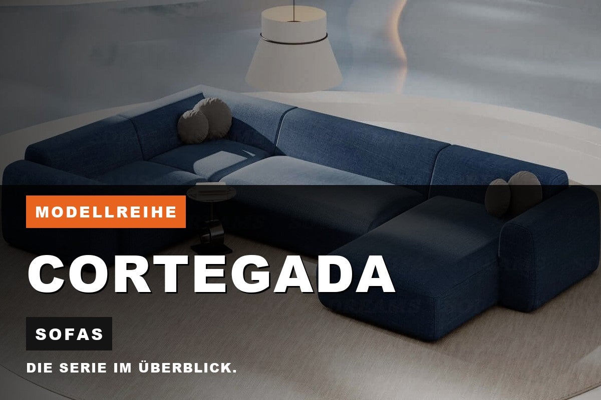 Beitragsbild zur Modellreihe Cortegada: Sofas bei Sofa Dreams