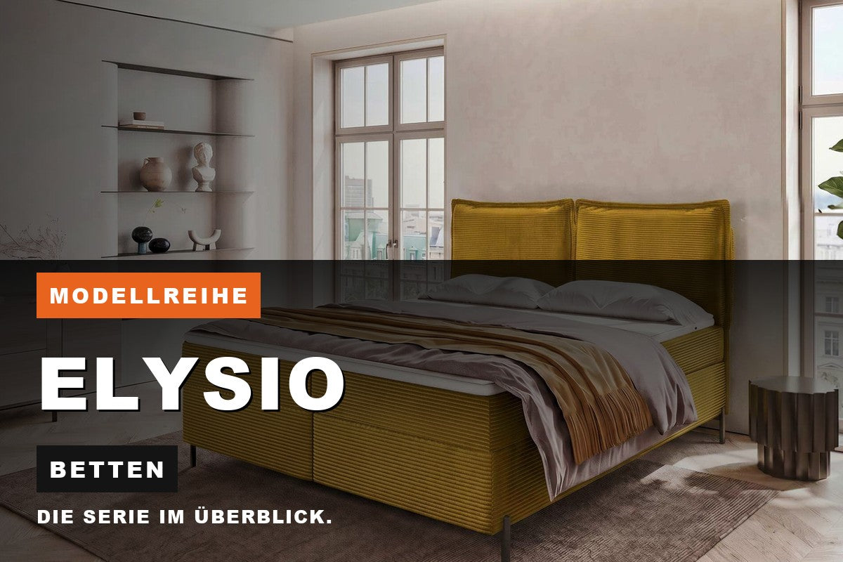 Beitragsbild zur Modellreihe Elysio: Betten bei Sofa Dreams