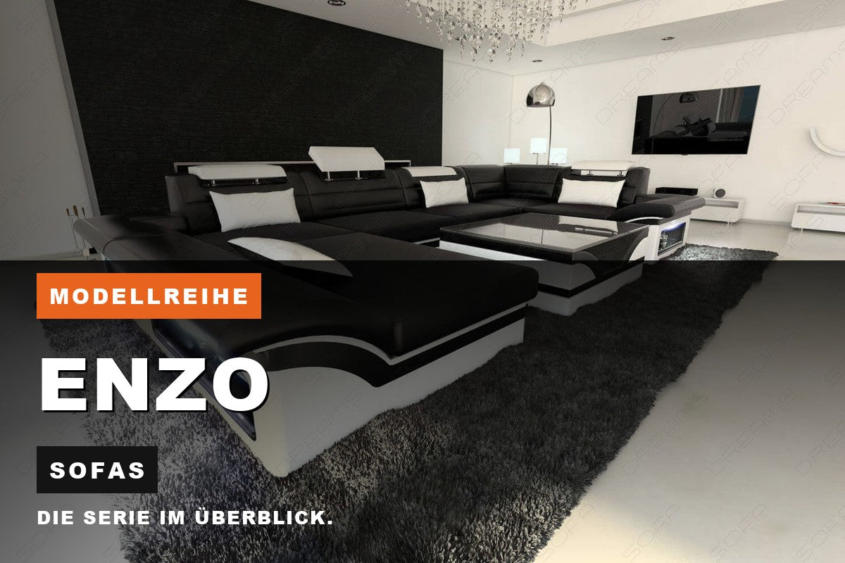 Beitragsbild zur Modellreihe Enzo: Sofas bei Sofa Dreams