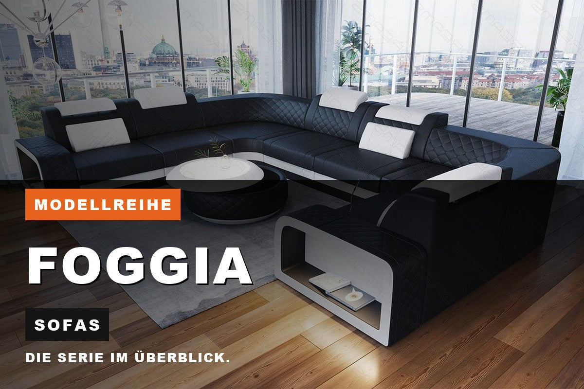 Beitragsbild zur Modellreihe Foggia: Sofas bei Sofa Dreams