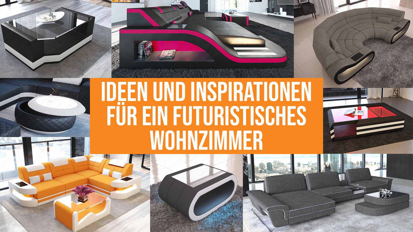 Futuristisches Wohnzimmer: Ideen und Inspiration