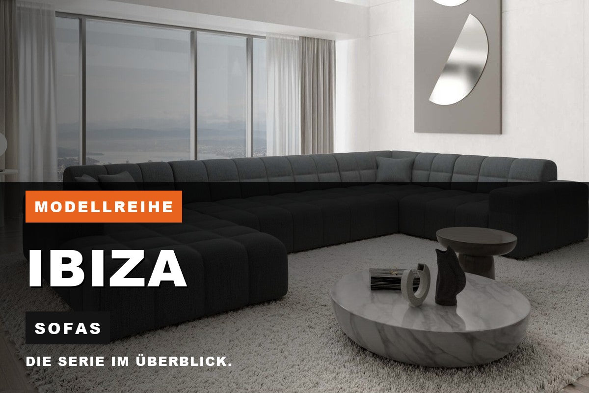 Beitragsbild zur Modellreihe Ibiza: Sofas bei Sofa Dreams