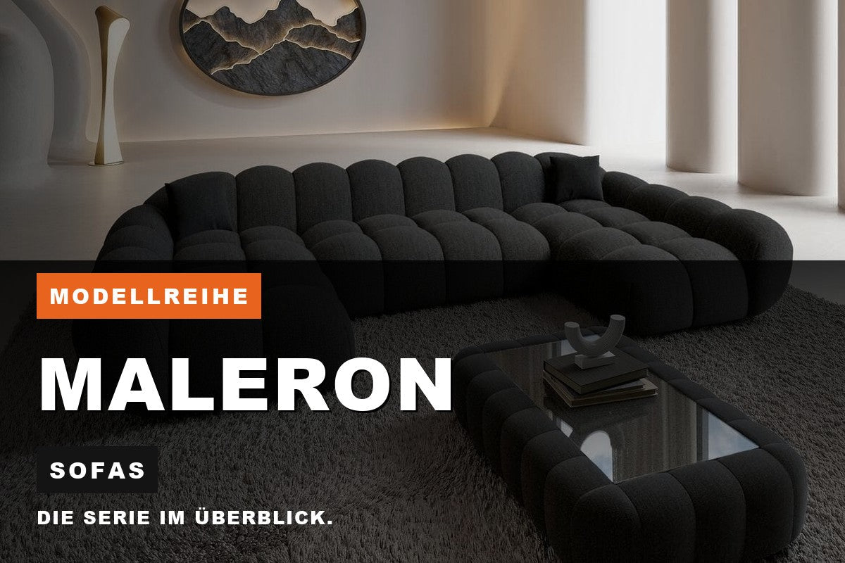 Beitragsbild zur Modellreihe Maleron: Sofas bei Sofa Dreams