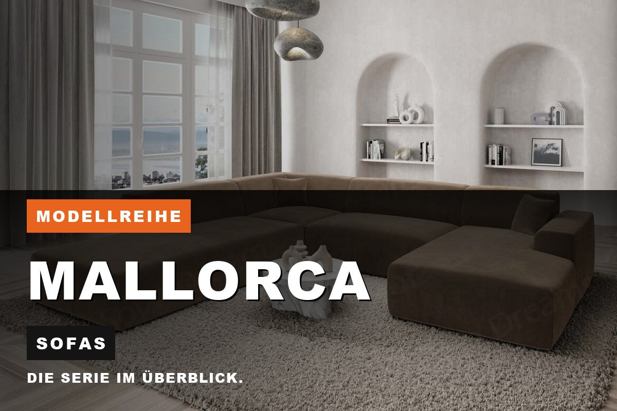 Beitragsbild zur Modellreihe Mallorca: Sofas bei Sofa Dreams