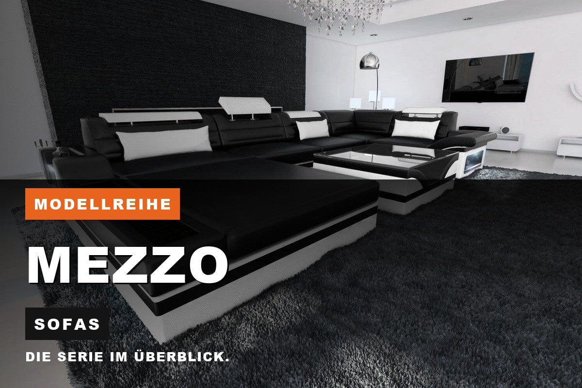 Beitragsbild zur Modellreihe Mezzo: Sofas bei Sofa Dreams