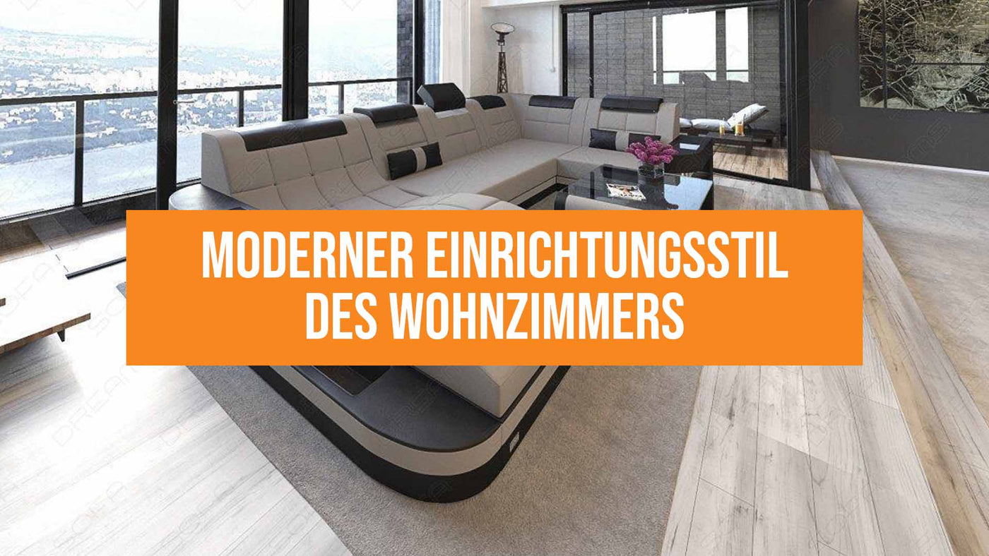 Wohnzimmer modern einrichten: Stil und Raumgestaltung