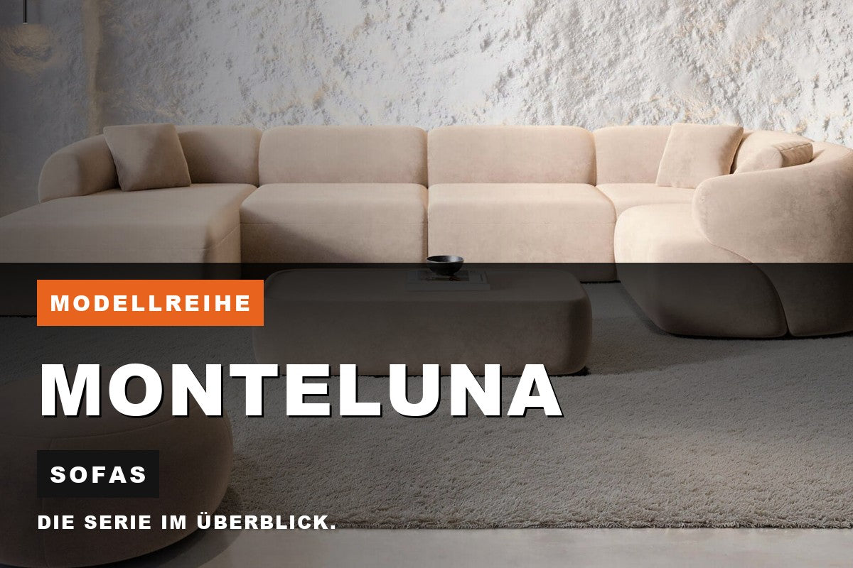 Beitragsbild zur Modellreihe Monteluna: Sofas bei Sofa Dreams