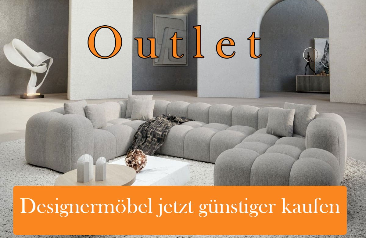 Möbel-Outlet: Sofas und Betten günstiger kaufen
