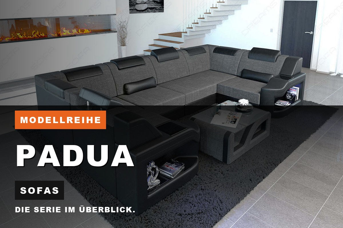 Beitragsbild zur Modellreihe Padua: Sofas bei Sofa Dreams