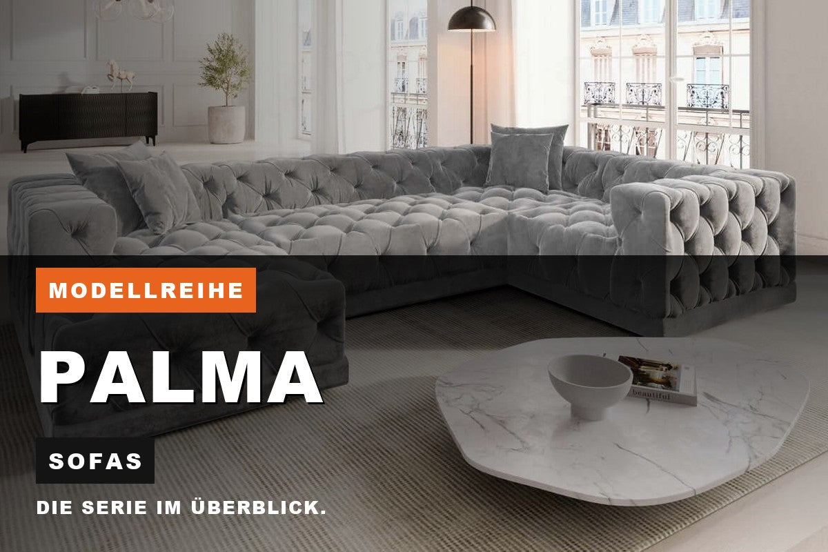 Beitragsbild zur Modellreihe Palma: Sofas bei Sofa Dreams