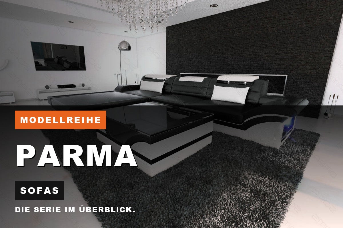 Beitragsbild zur Modellreihe Parma: Sofas bei Sofa Dreams