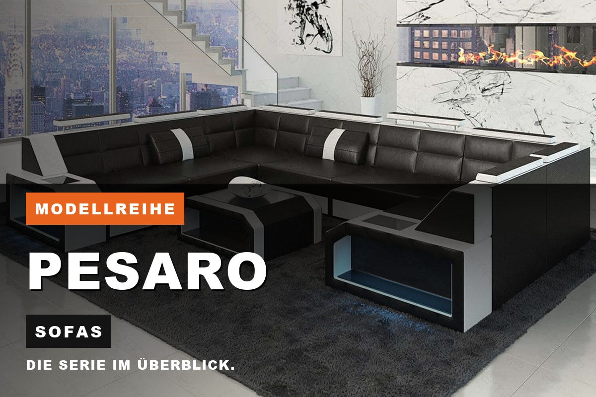 Beitragsbild zur Modellreihe Pesaro: Sofas bei Sofa Dreams