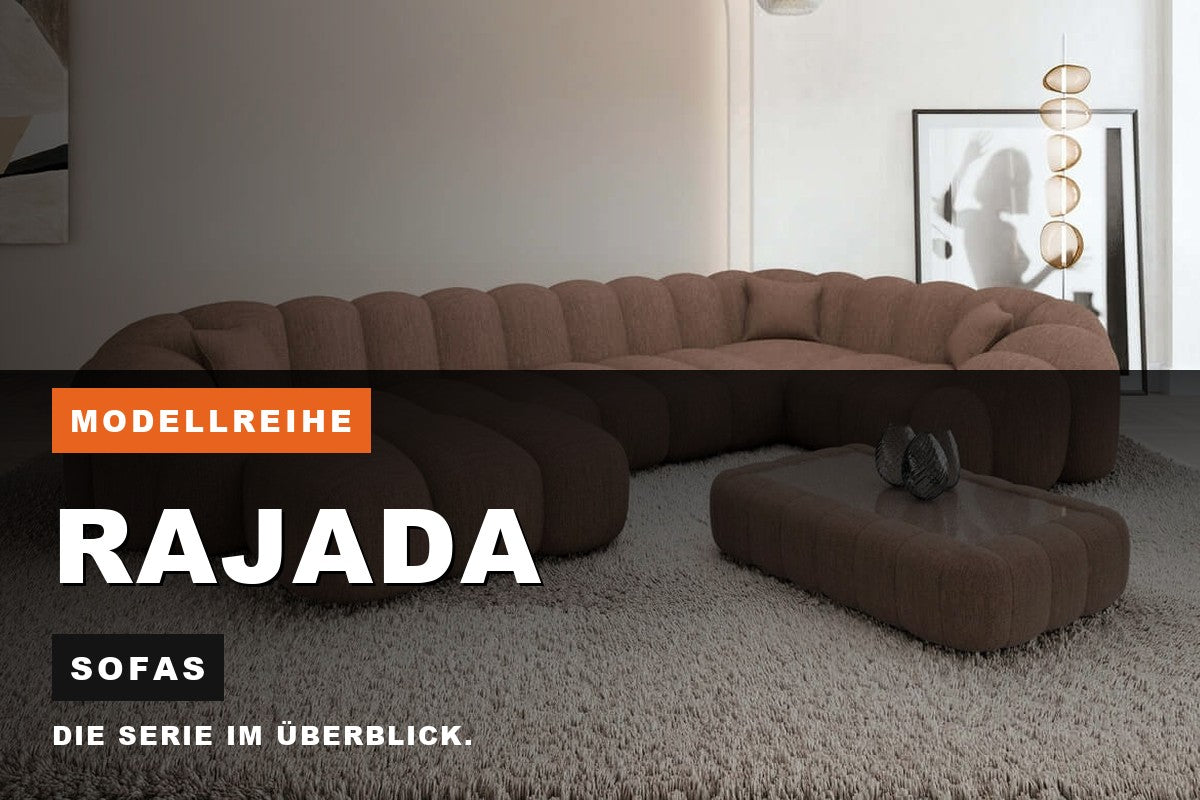 Beitragsbild zur Modellreihe Rajada: Sofas bei Sofa Dreams