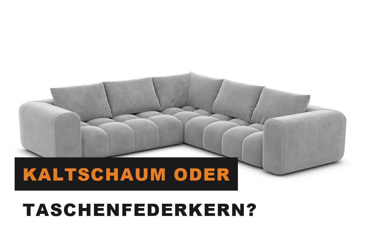 Zwei Matratzen im Vergleich auf einem Bettgestell