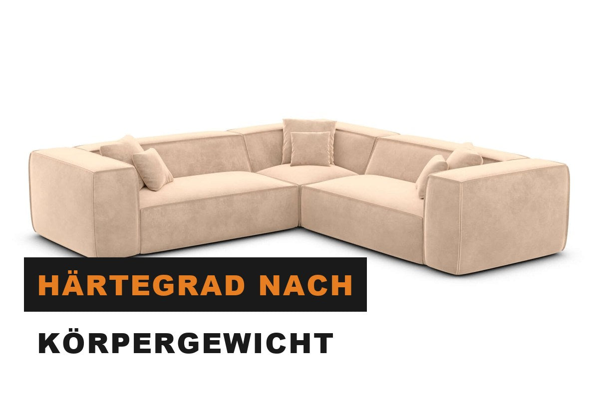 Schlafzimmer mit gemachtem Bett und heller Matratze