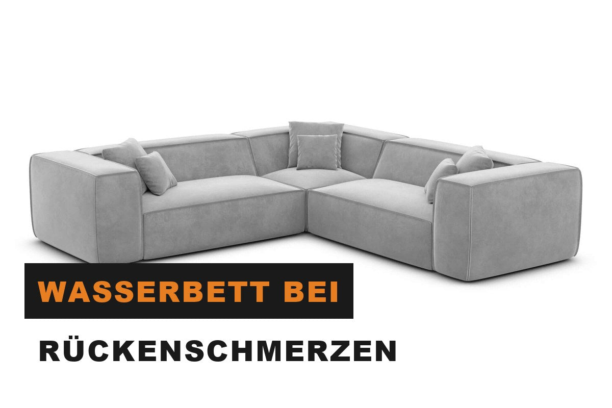 Wasserbett mit gleichmäßig gestützter Liegefläche