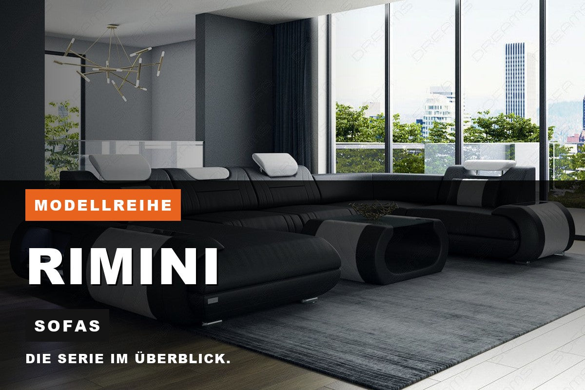Beitragsbild zur Modellreihe Rimini: Sofas bei Sofa Dreams