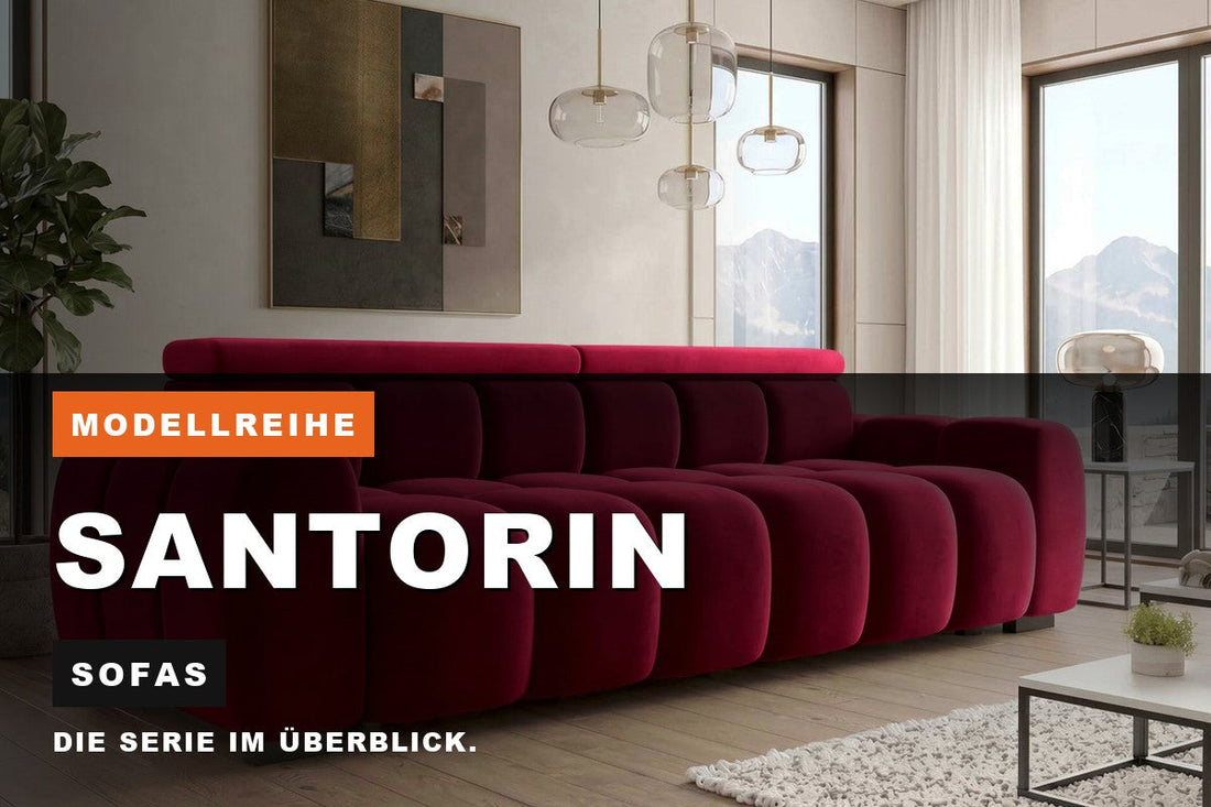 Beitragsbild zur Modellreihe Santorin: Sofas bei Sofa Dreams
