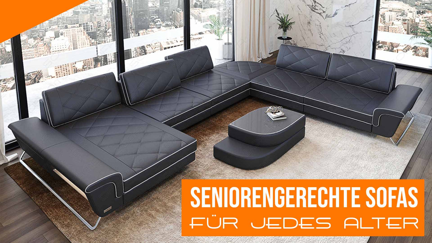 Seniorengerechte Sofas: Komfort und passende Funktionen