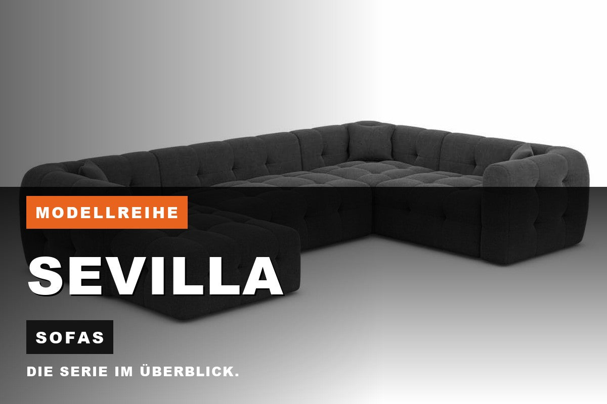Beitragsbild zur Modellreihe Sevilla: Sofas bei Sofa Dreams
