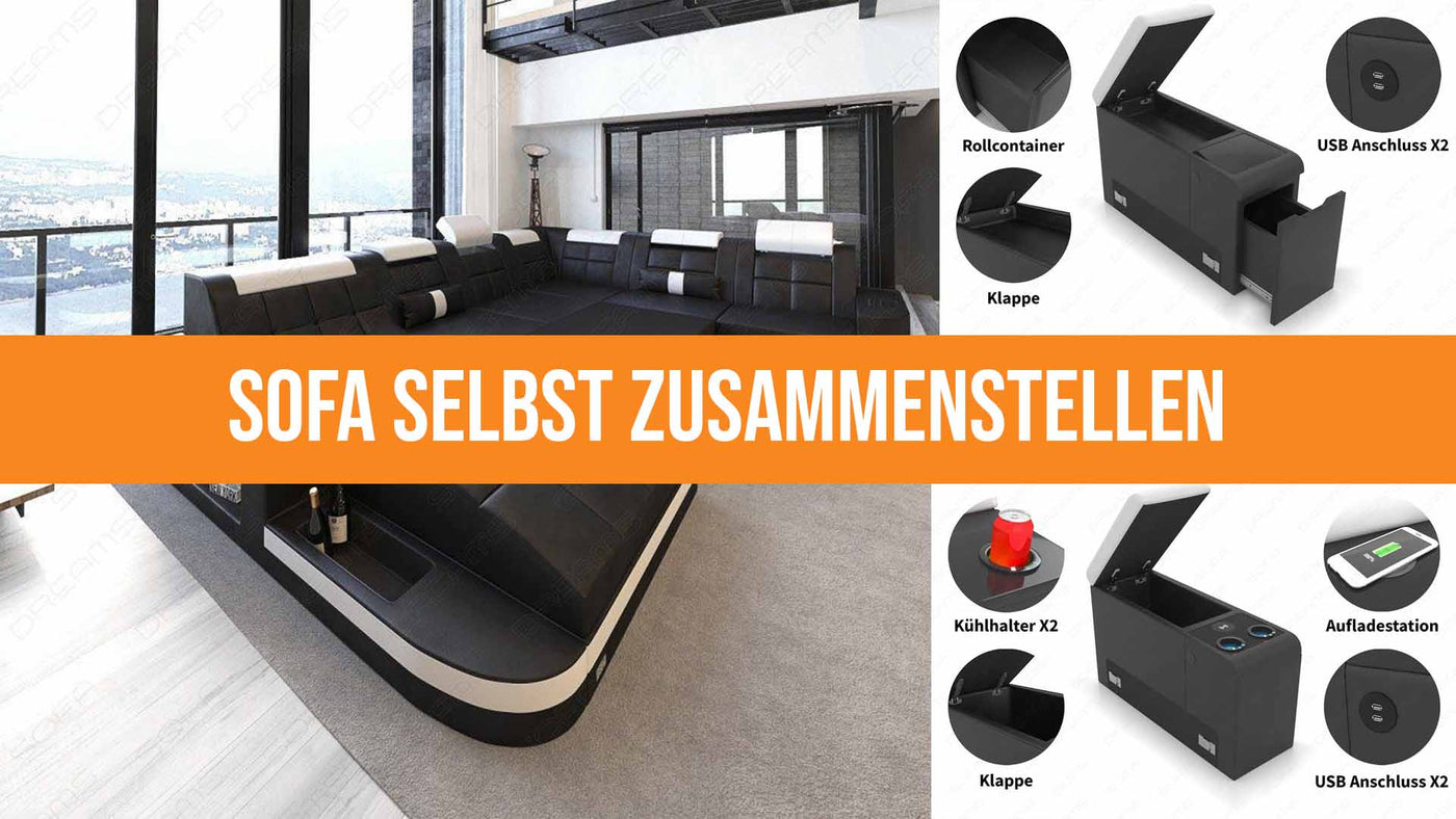 Sofa selbst zusammenstellen: Schritt für Schritt