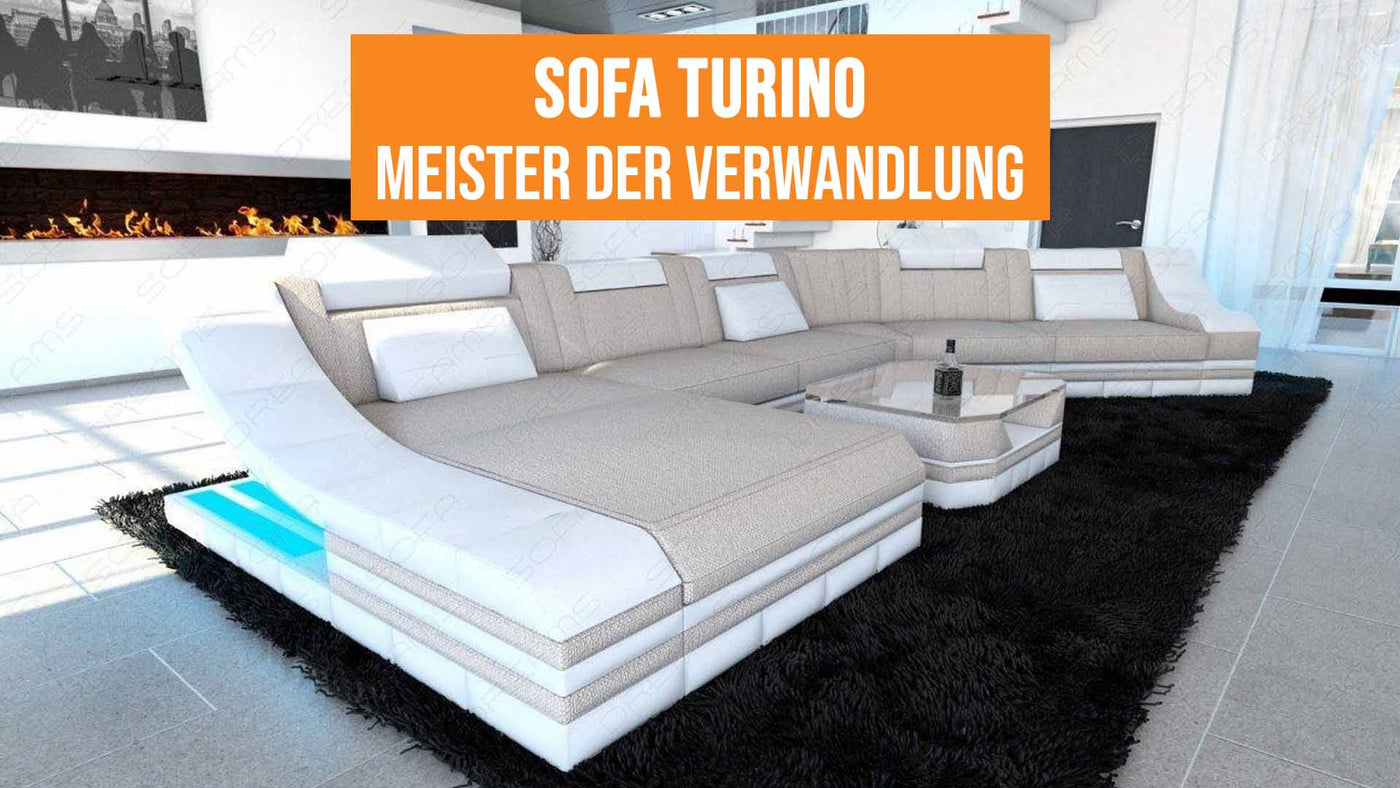 Sofa Turino: flexibel und wandelbar