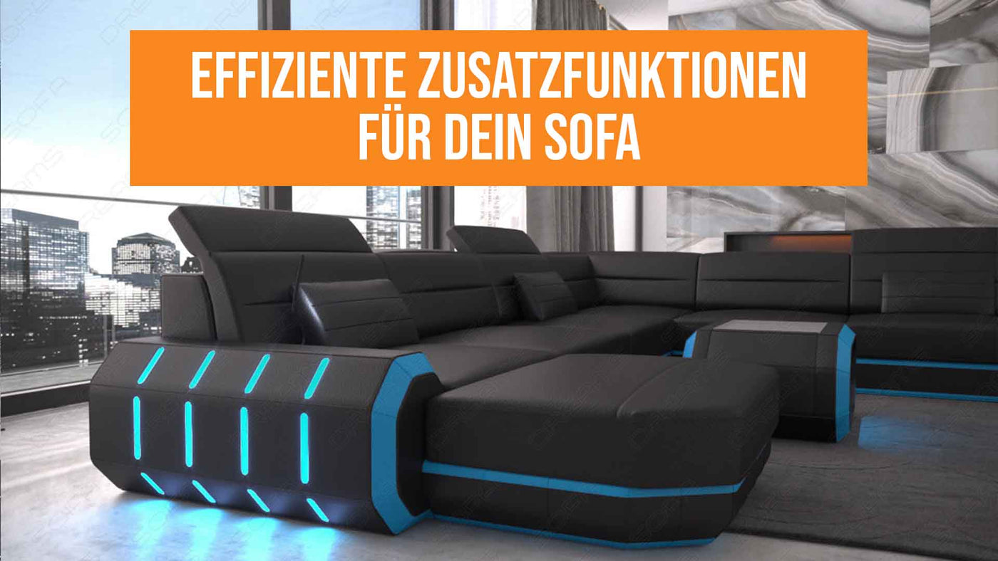 Sofa-Zusatzfunktionen für mehr Komfort