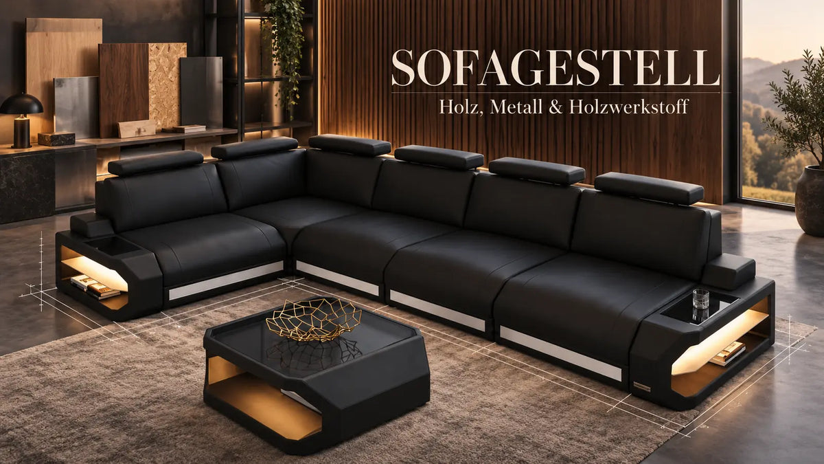 Sofagestell aus Holz, Metall oder Holzwerkstoff fachlich vergleichen
